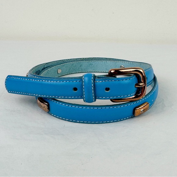 Talbots Accessories - Talbots Vintage Turquoise Studded Belt